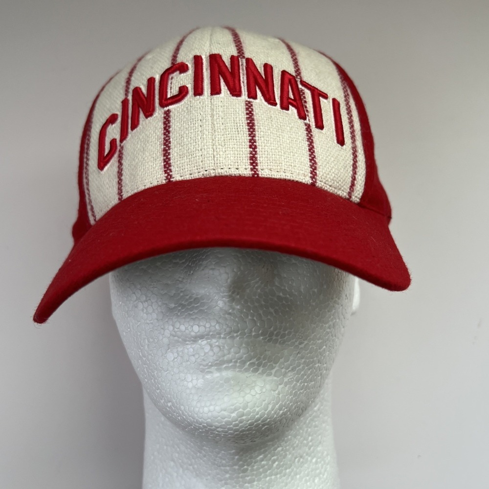 Cincinnati Reds Spellout Cap American Needle Cooperstown Wool Blend Adjustable